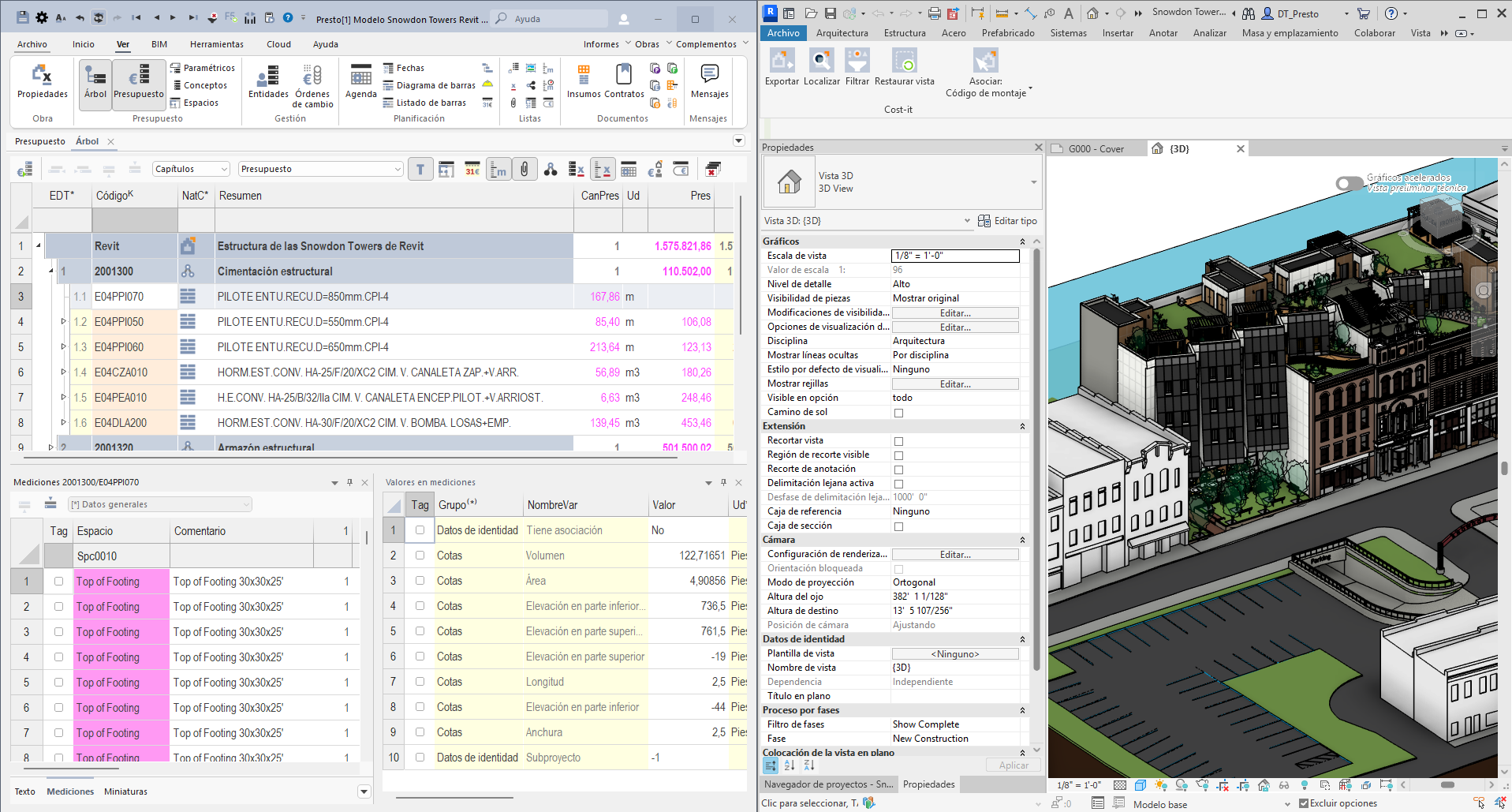 Medir un modelo Revit con Cost-it y Presto 26
